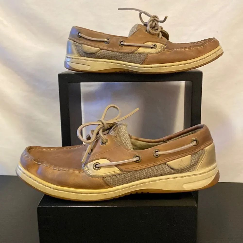 Sperry Billfish deck shoes w/no marking anti-slip soles Ladies size 7